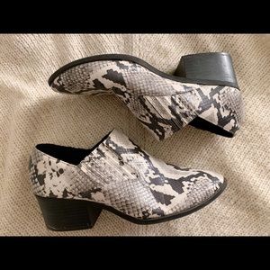 Steve Madden animal print boots- size 9